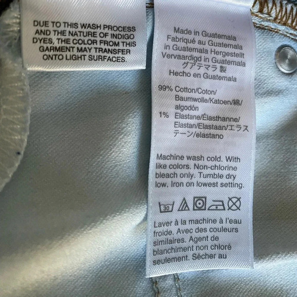 J CREW | Slim Wide Leg in 1996 Semi-Stretch Dark Denim High Rise Jeans Size 28 - Picture 8 of 10